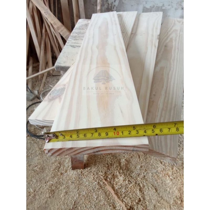 Jual papan kayu jati belanda ampelas halus 14x120 cm epal | Shopee ...