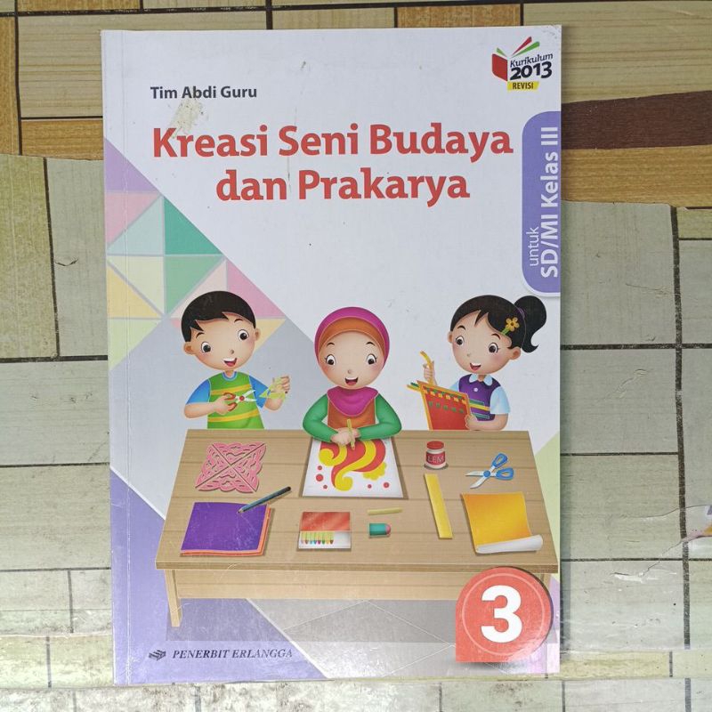 Jual ORIGINAL BUKU KREASI SENI BUDAYA DAN PRAKARYA KELAS 123456 SD ...