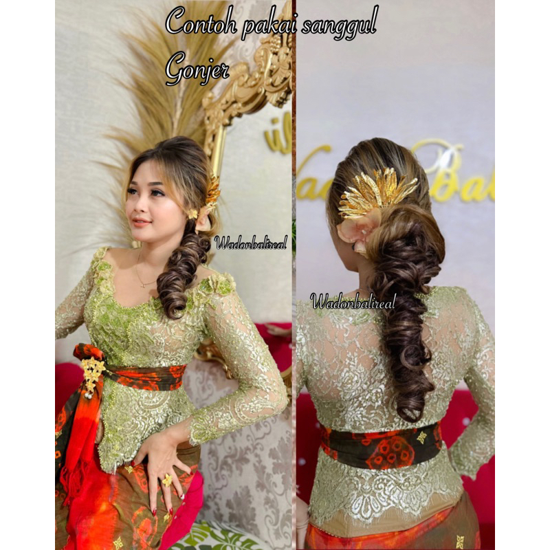 Jual rambut gonjer /sanggul gonjer by wadon bali /rambut gonjer ...