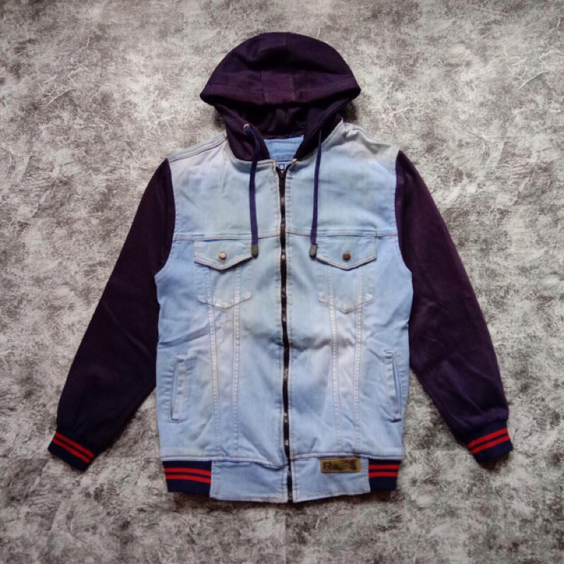 Jual Denim Jacket (Light Blue) | Shopee Indonesia