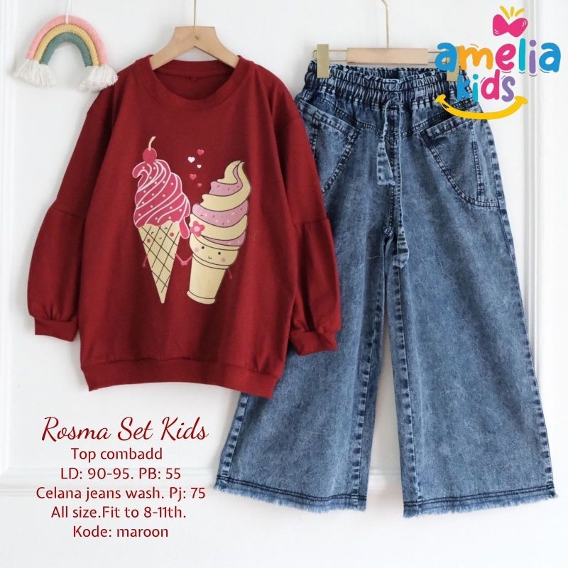 Jual rosma set kids by amelia kids | Shopee Indonesia