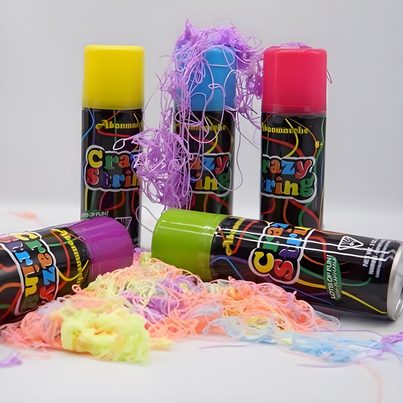 Jual CRAZY STRING / STRING SPRAY / SILLY STRING | Shopee Indonesia