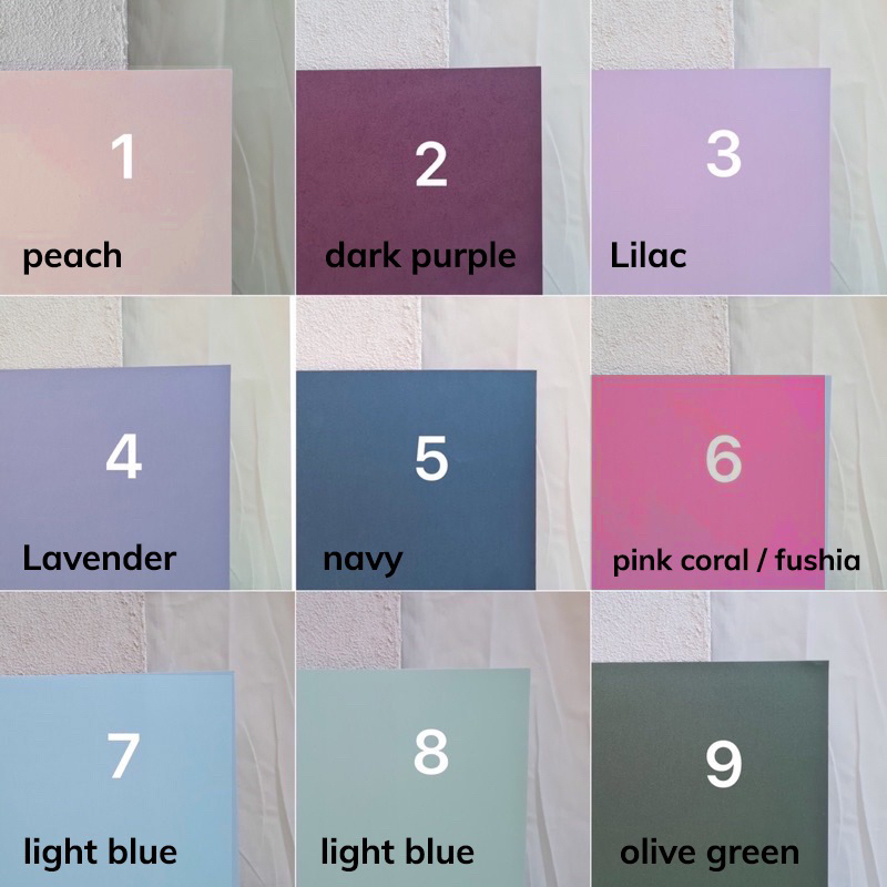 Jual BUY 2 GET 1 Free | Hoshi Roll Placement Card SATUAN | Wedding ...
