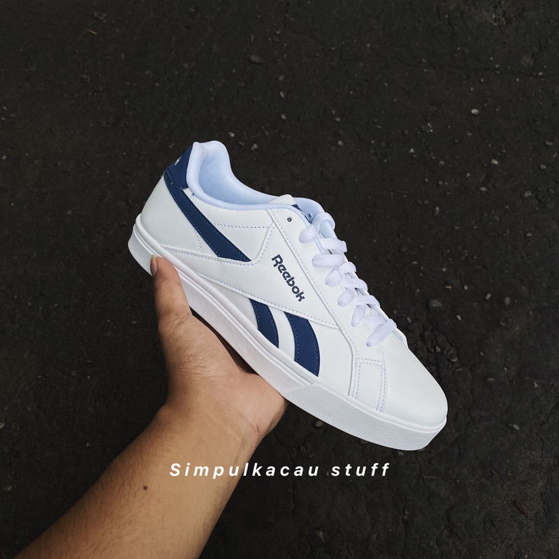 Jual sepatu reebok royal complete & classic c85 white original | Shopee ...