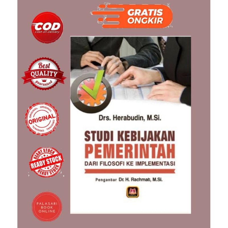 Jual Buku Studi Kebijakan Pemerintah Dari Filosofi Ke Implementasi ...