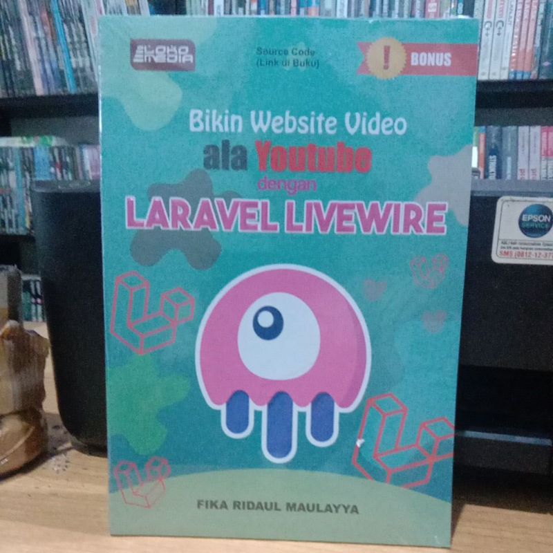 Jual buku bikin website ala YouTube dengan LARAVEL LIVEWIRE Shopee