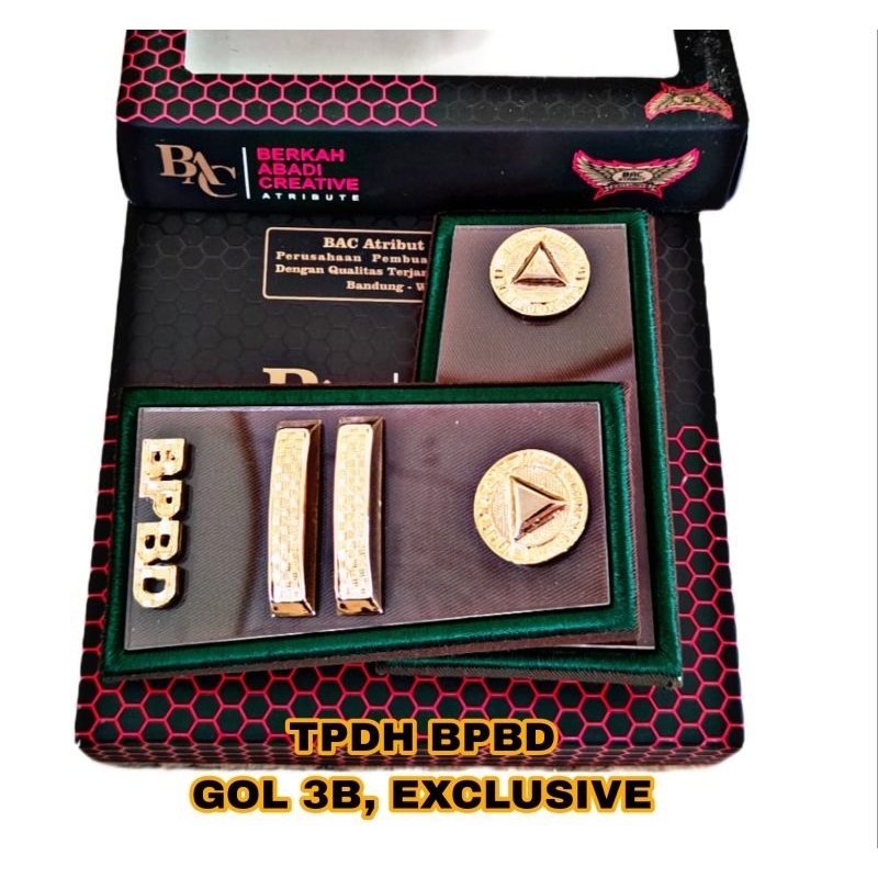 Jual Pangkat pdh BPBD 3B kain Akrilik Exclusive BAC ATRIBUT | Shopee ...