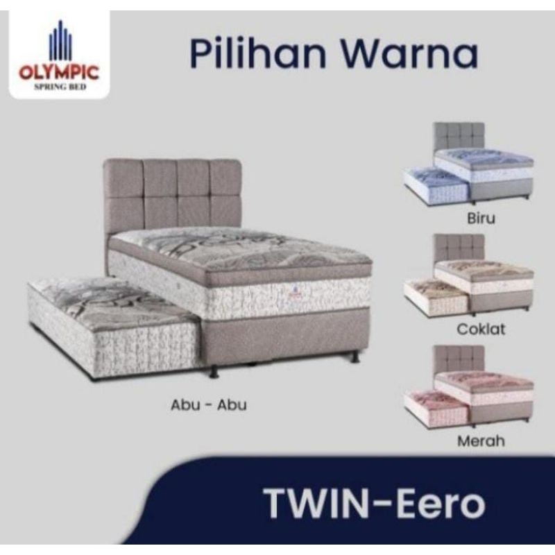 Jual Kasur bed sorong / twinbed Springbed Set Twin EERO olimpic ...