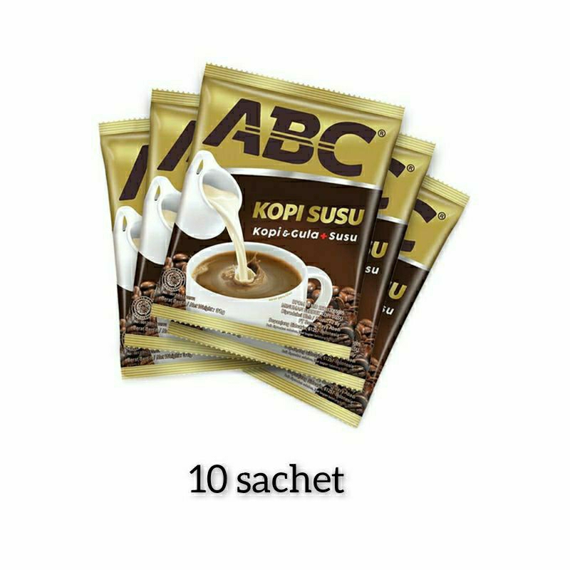 Jual Kopi Abc Susu Rentengan Isi Pcs Shopee Indonesia