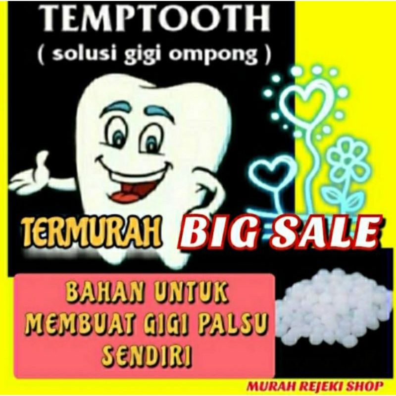 Jual BIGSALE TEMPTOTH 40 BUTIR UNTUK GIGI RAPI BERSERI - Penambal gigi ...