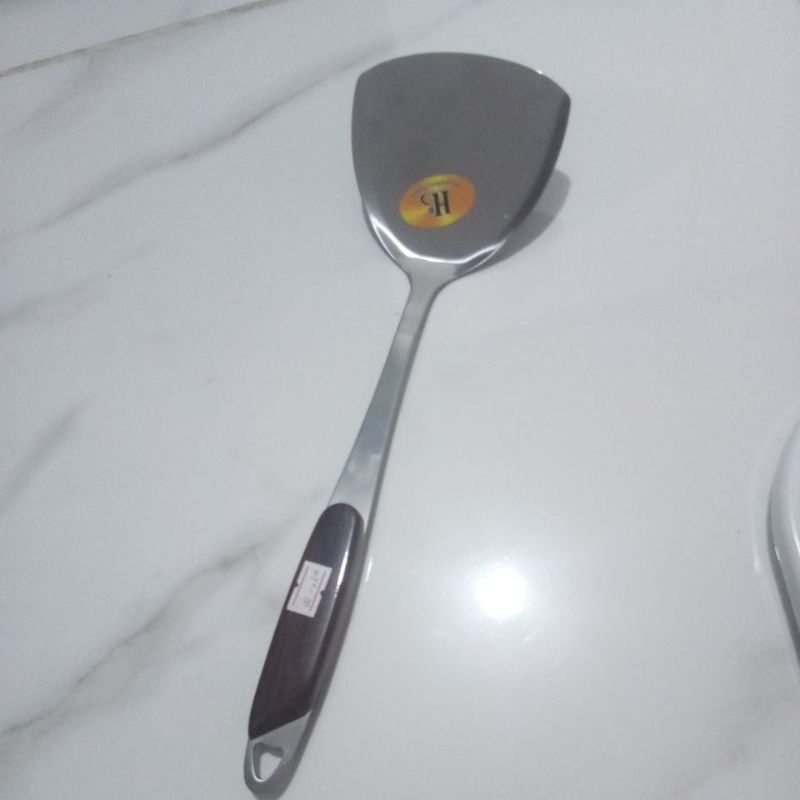 Jual Spatula Stainless Tebal Sodet Stainless Sutil Stainless Tebal Kombinasi Gangang Kayu