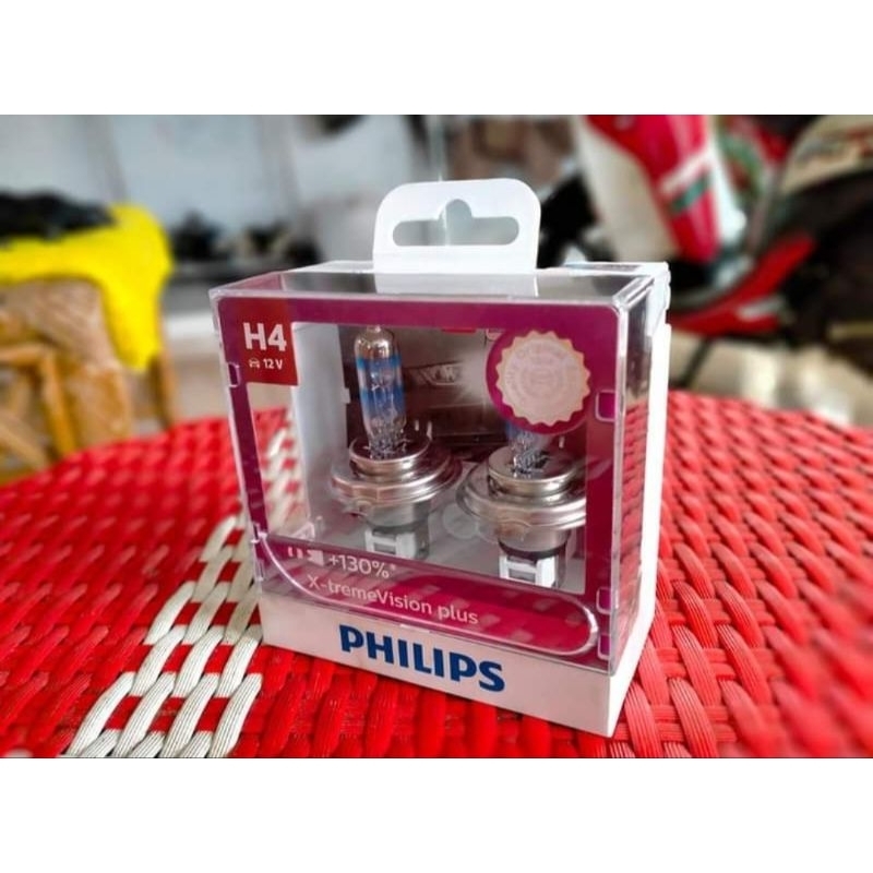 Jual Philips H4 60/55W Xtreme Vision Plus / Extreme Vision+ / XV+ ...