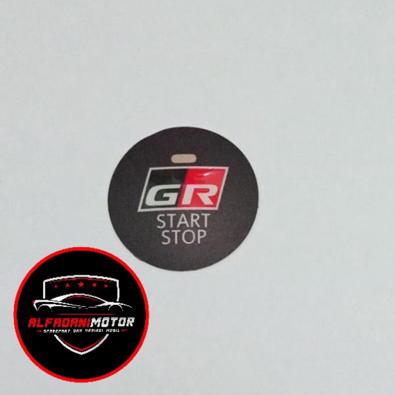 Jual Sticker stiker emblem logo GR SPORT start stop engine ORIGINAL ...