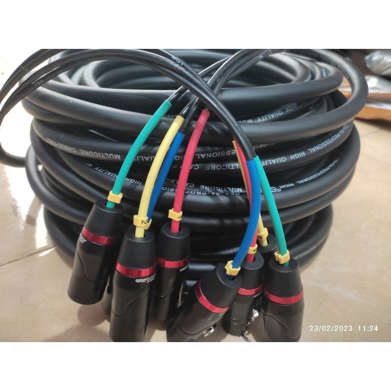 Jual Kabel snake 4 Chanel/Kabel Snake input power isi 4 SPLAudio ...