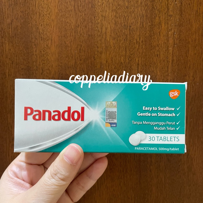 Jual PANADOL Malaysia mini caps regular obat sakit kepala demam pereda ...