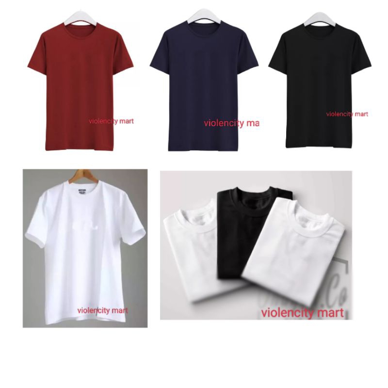 Jual Kaos Oblong Kaos Distro Polos Keren Kaos Polos Lengan Pendek Baju Kaos Shopee Indonesia