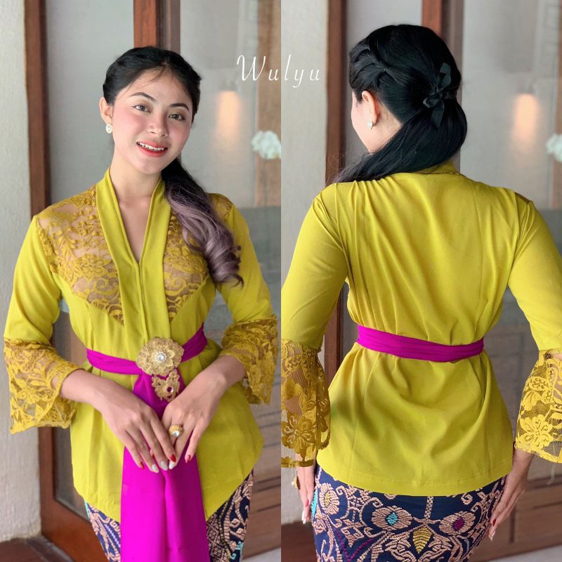 Jual KEBAYA BALI JADI SEMI MODIF LENGAN KIPAS | KEBAYA MODERN BALI ...