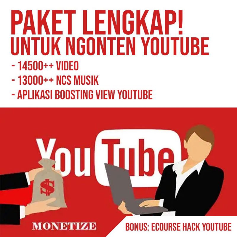 Jual Paket Bundle Aplikasi Youtuber Pemula Siap Monetisasi Shopee Indonesia 0342