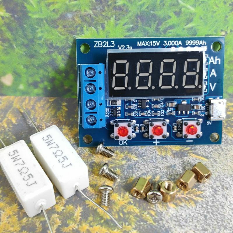 Jual modul cek kapasitas baterai ZB2L3 mAh meter pengukur kapasitas ...