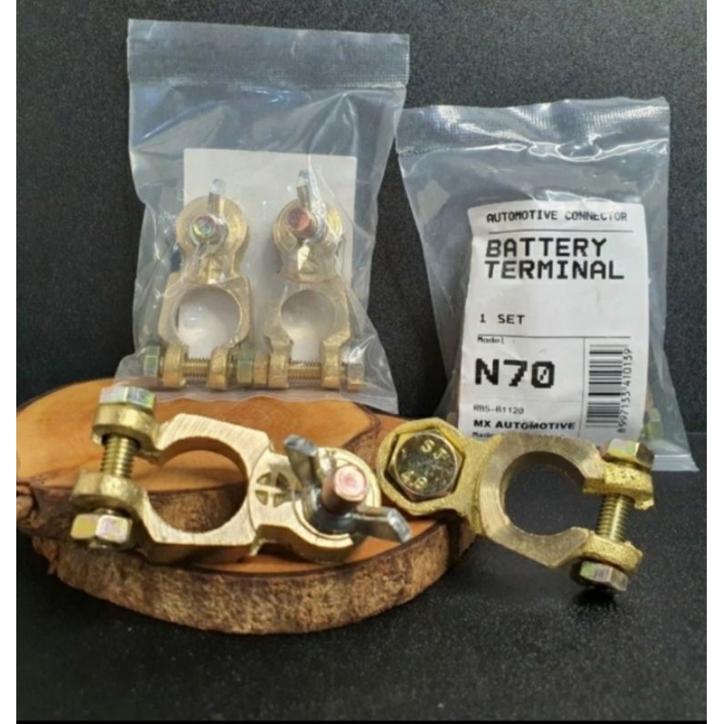 Jual Kepala Aki Kuningan n70 Klem Terminal Aki | Shopee Indonesia