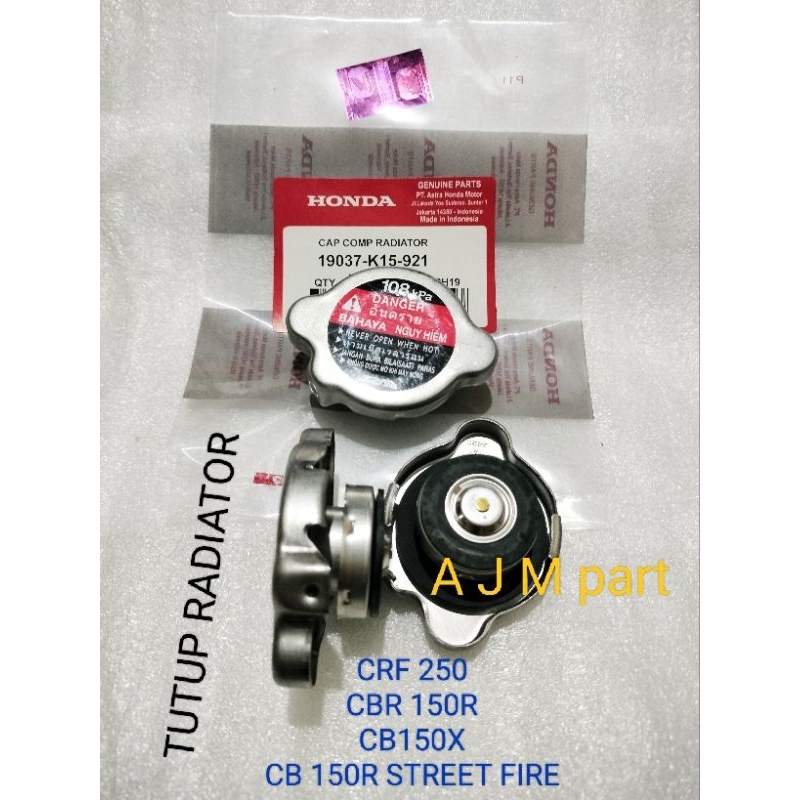 Jual CAP COMP RADIATOR K15 TUTUP RADIATOR HONDA CBR 150R CB150X CRF 250 ...