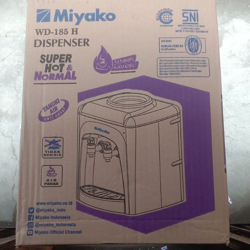 Jual Dispenser Miyako Wd H Super Hot Dan Normal Shopee Indonesia