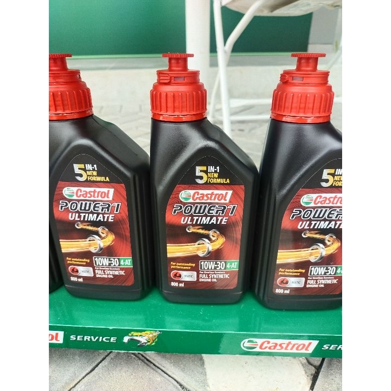 Jual Castrol Power1 Ultimate 10W30 Oli Matic Motor Full Synthetic (0.8L ...