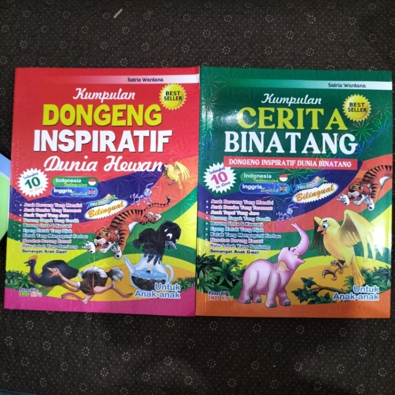 Jual ORIGINAL BUKU KUMPULAN CERITA BINATANG DONGENG INSPIRATIF DUNIA ...