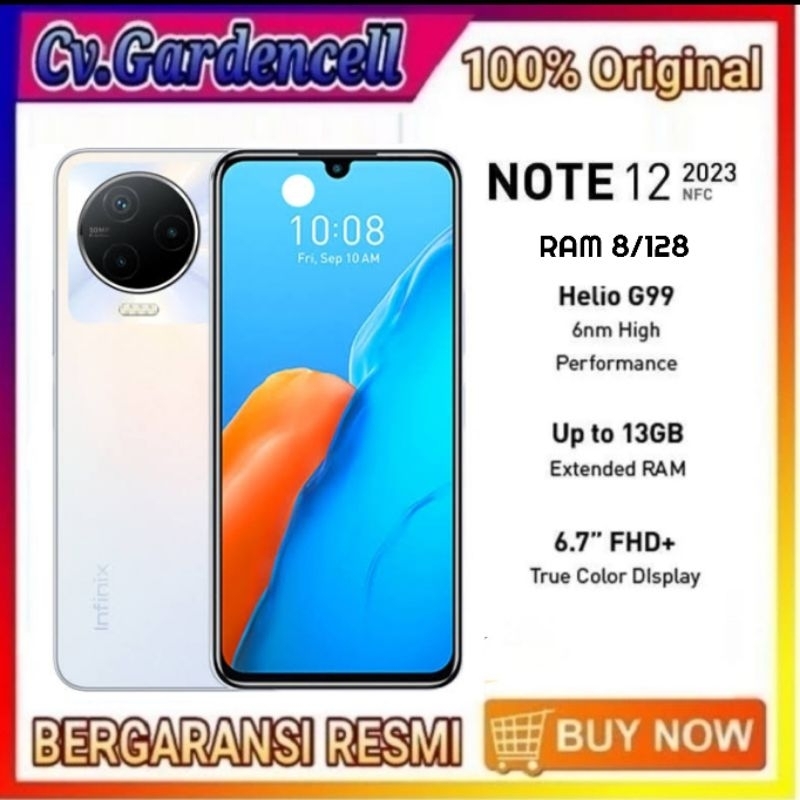 Jual Infinix Note 12 2023 Ram 8/128gb Garansi Resmi | Shopee Indonesia