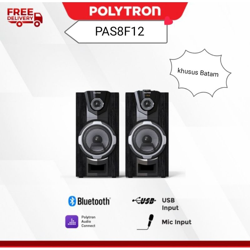 Jual Polytron Speaker Aktif Bluetooth Pas8f12 Garansi Resmi Shopee