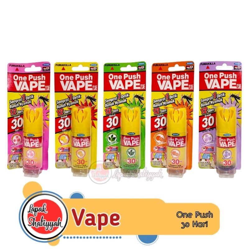 Jual One Push Vape 30 Hari Ampuh Bunuh Nyamuk & Kecoa | Shopee Indonesia