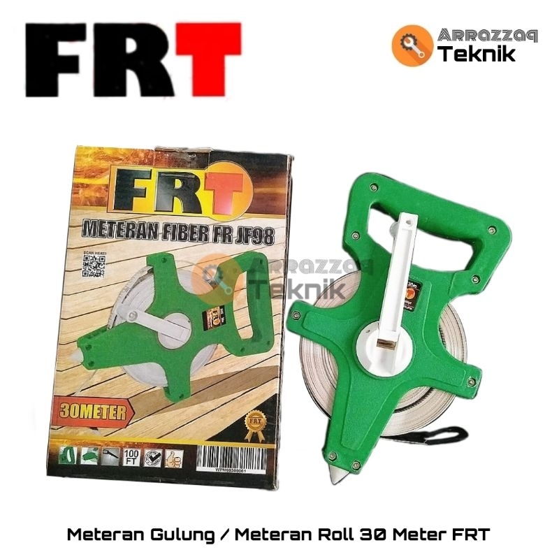 Jual Meteran Gulung 30 Meter FRT - Meteran Roll Fiber - Meteran Tancap ...