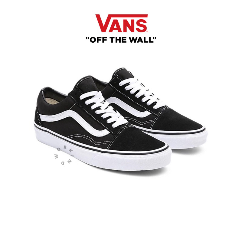 Jual Vans Old Skool Classic Black White Original Shopee Indonesia