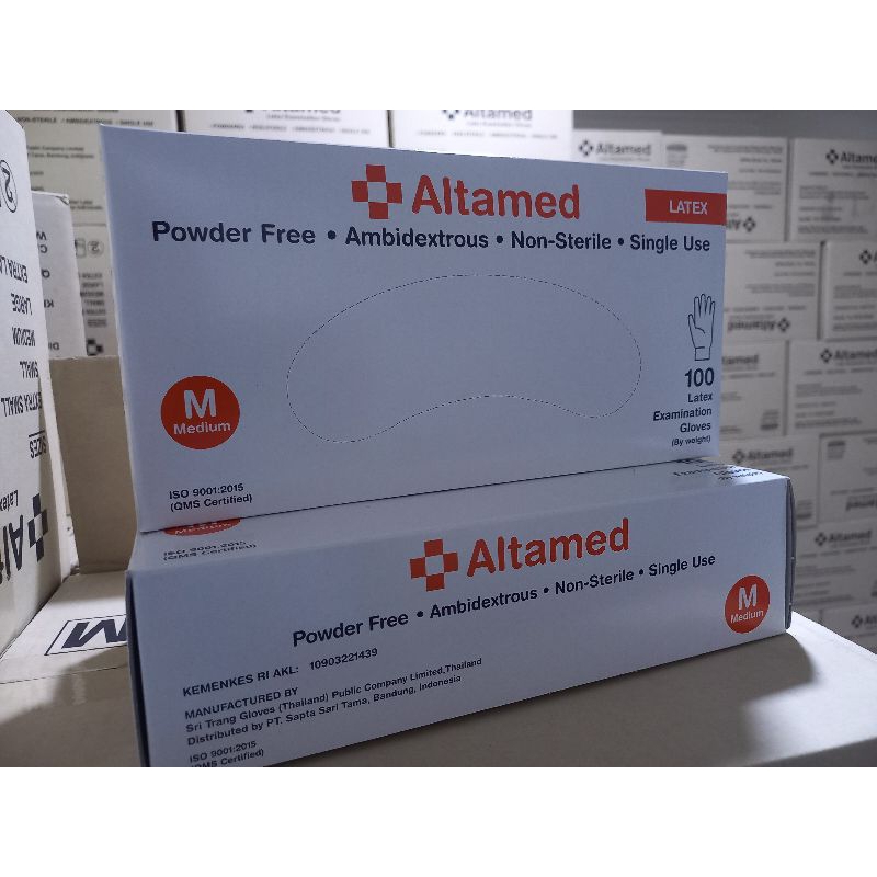 Jual SARUNG TANGAN ALTAMED LATEX FREE POWDER | Shopee Indonesia