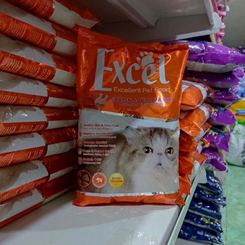 Jual EXCEL SEGITIGA TUNA CHICKEN FRESHPACK 500gr - MAKANAN KUCING ...