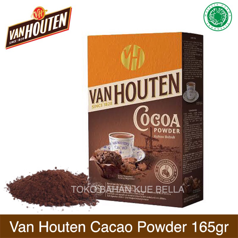 Jual Van Houten Cocoa Powder 165gr Coklat Bubuk Shopee Indonesia