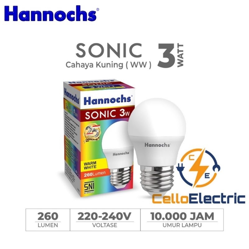 Jual Led Hannochs Sonic Watt Kuning Lampu Hannochs W W Kuning