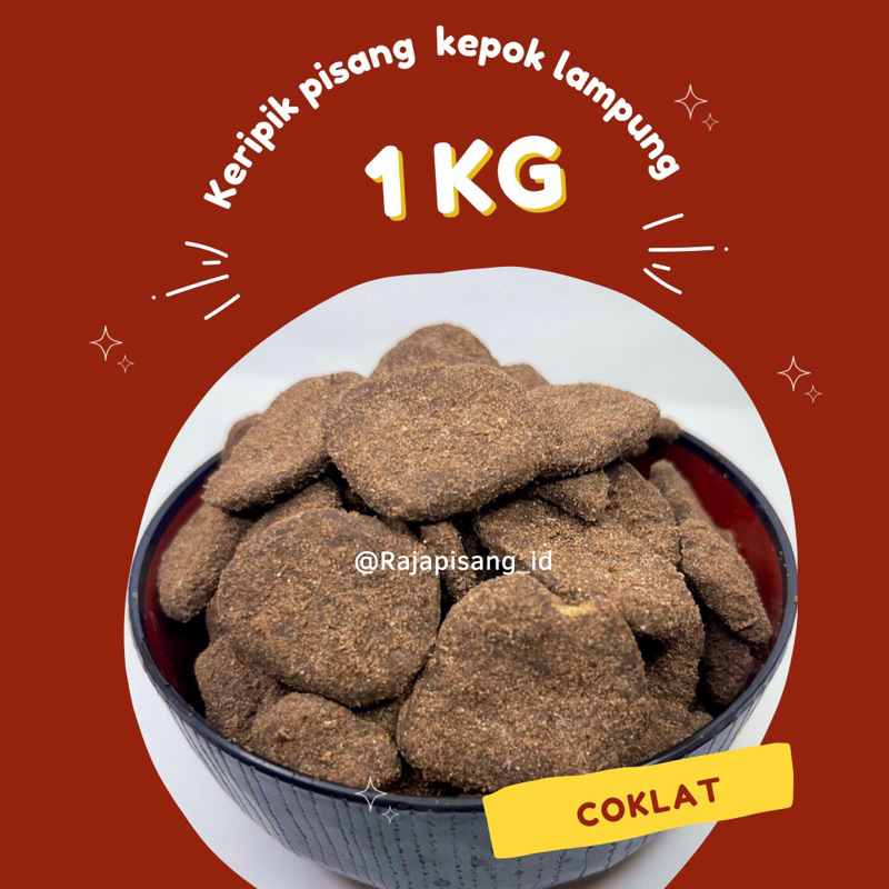 Jual Kg Keripik Pisang Coklat Aneka Rasa Khas Lampung Irisan Koin Shopee Indonesia