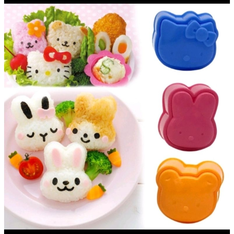 Jual Set Cetakan nasi Bento sandwich Roti | Shopee Indonesia