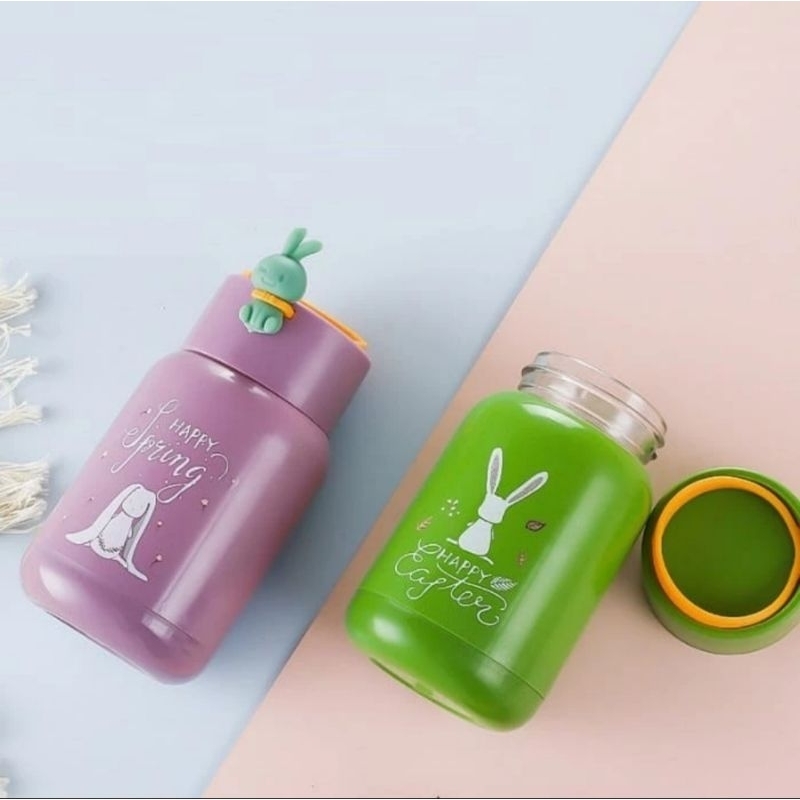 Jual botol kelinci kaca,botol rabbit kaca,botol bunny kaca pakai box ...