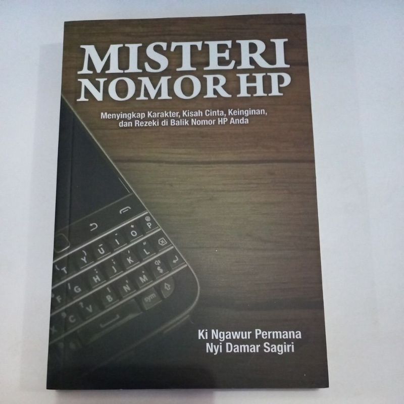 Jual Buku Motivasi Original Misteri Nomor Hp Menyingkap Karakter