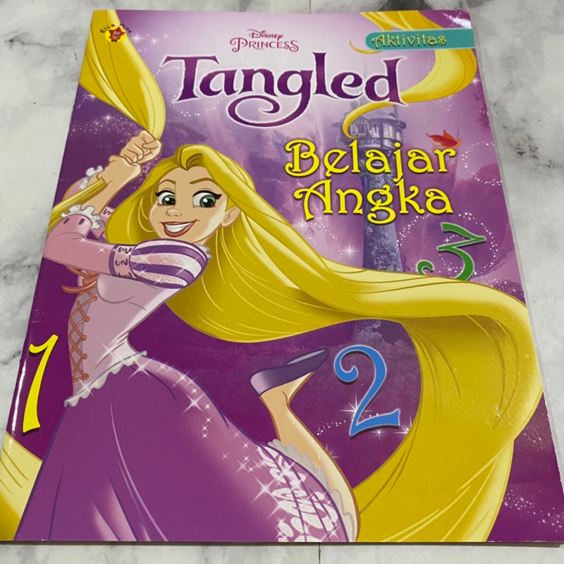 Jual Rapunzel Tangled Belajar Angka 123 Numbers Buku Aktivitas Anak ...