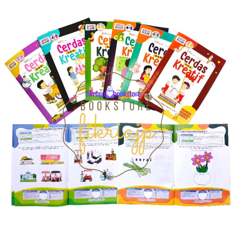 Jual Buku Anak TK Cerdas Dan Kreatif Usia 4-5 Atau Usia 5-6 Tahun ...