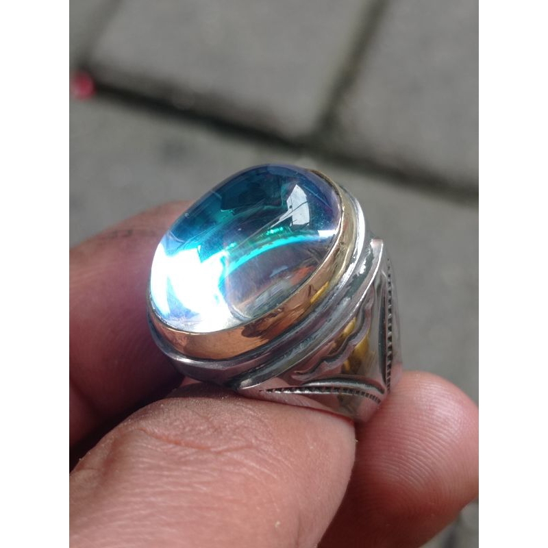 Jual Batu Cincin Kalimaya India 20 Mm Mban Tanam Monel Asli Shopee