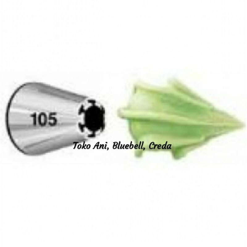 Jual Wilton specialty piping tip 105 / Spuit Wilton no.105 ( 0402105
