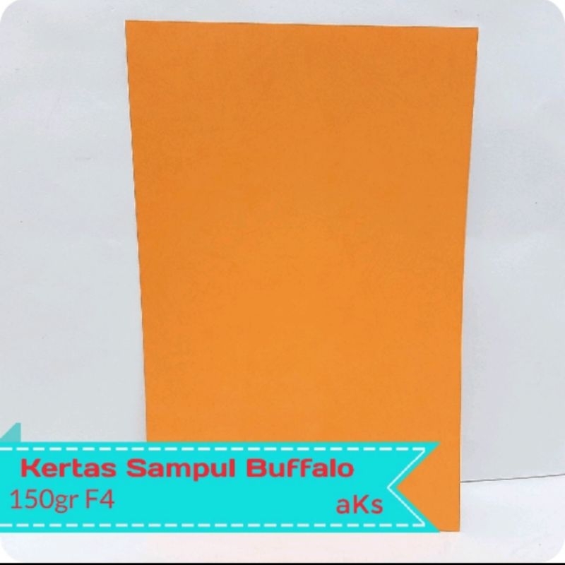 Jual Kertas Sampul Jilid Buffalo Kertas Buffalo F4 Warna Isi 20