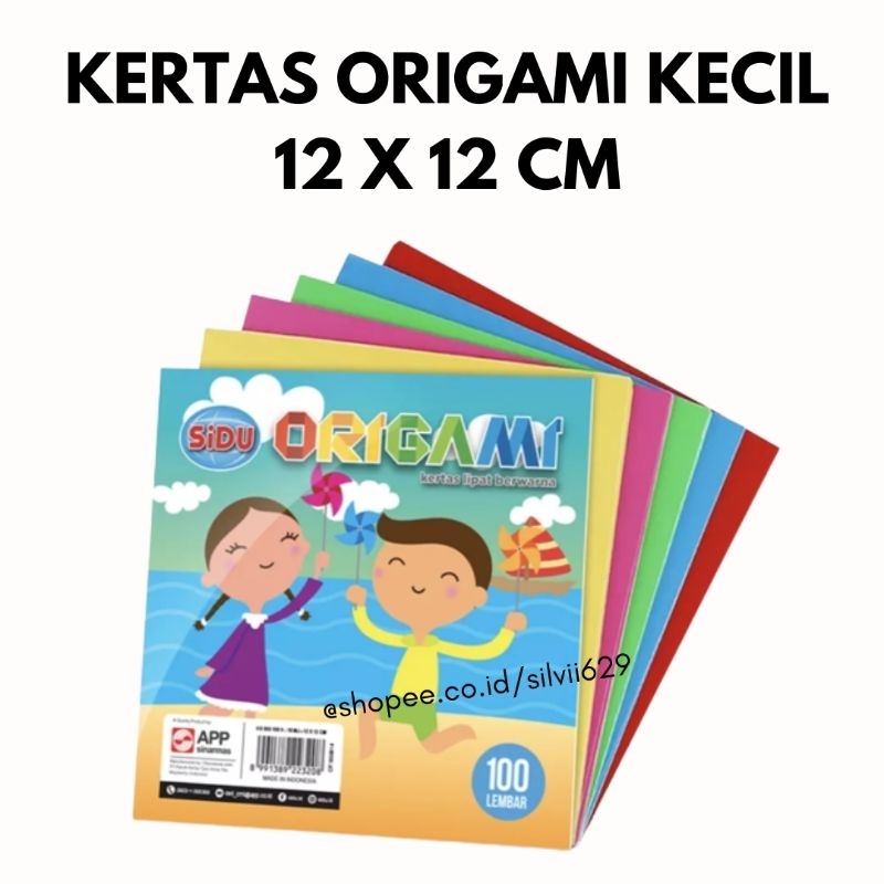 Jual Kertas Lipat Warna Origami12x12 Cm 100 Lembarkertas Origami Kecil Shopee Indonesia 2138