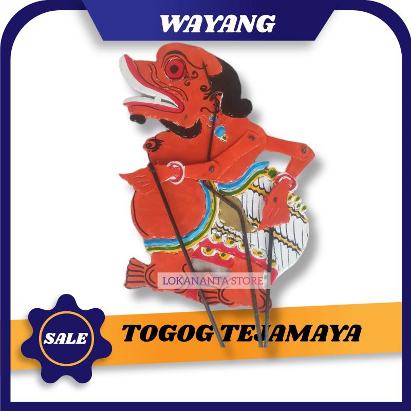 Jual WAYANG TOGOG TOKOH WAYANG KULIT WAYANG BAHAN KERTAS KARTON DUPLEK ...