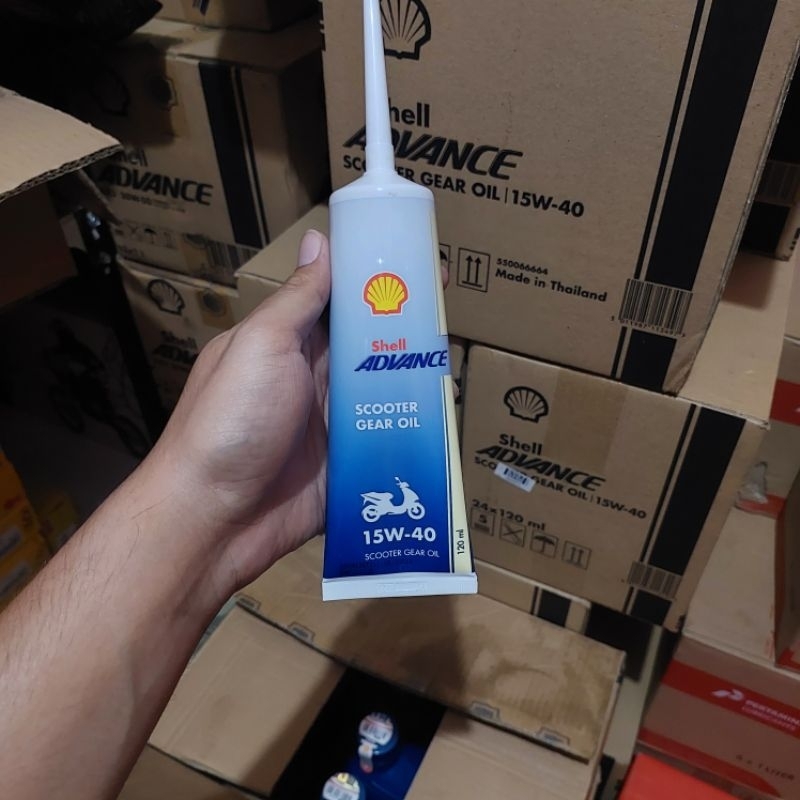 Jual Oli Gardan Shell 120mL. Shell advance gear oil Shopee Indonesia