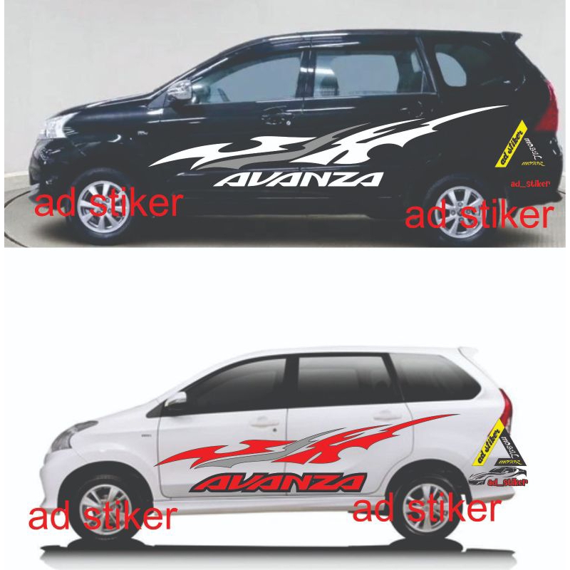 Jual STIKER MOBIL AVANZA XENIA SIGRA INNOVA RUSH TERIOS FORTUNER ...